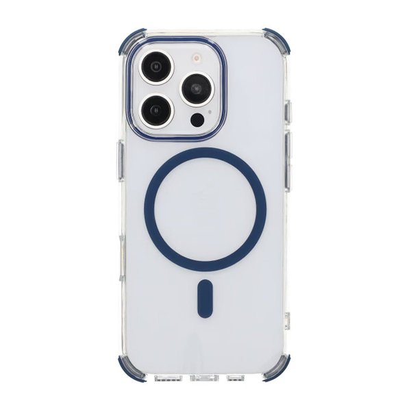 Rvelon iPhone 16 Pro Max Cover Stødsikkert MagSafe Blå