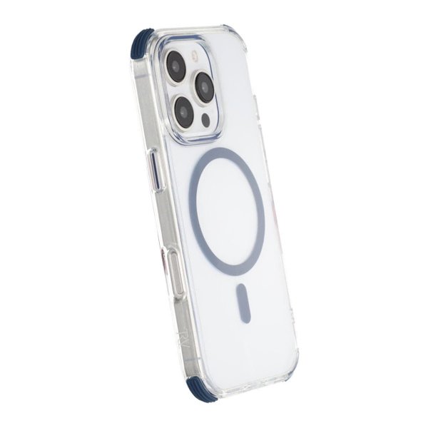 Rvelon iPhone 16 Pro Max Cover Stødsikkert MagSafe Blå