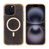Rvelon iPhone 16 Pro Max Cover Glitter MagSafe Guld
