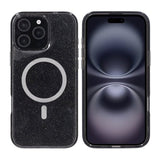 Rvelon iPhone 16 Pro Max Cover Glitter MagSafe Sort
