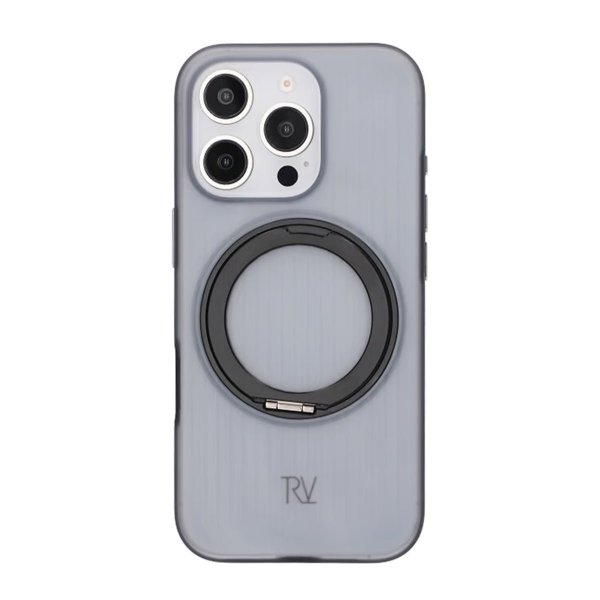Rvelon iPhone 16 Pro Max Cover Drejeligt MagSafe Stander Sort