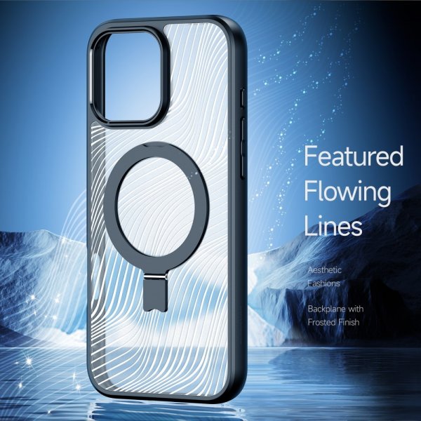 Dux Ducis iPhone 16 Pro Max Cover Aimo Series MagSafe Kickstand Sort