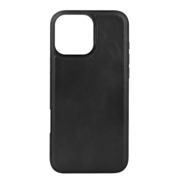 Buffalo iPhone 16 Pro Max Cover Ægte læder MagSeries Sort