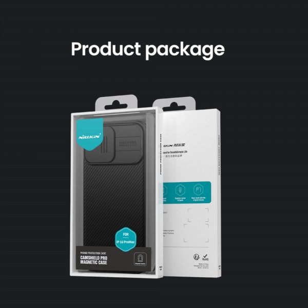 Nillkin iPhone 16 Pro Max Cover CamShield Pro MagSafe Blå