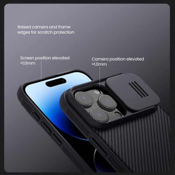 Nillkin iPhone 16 Pro Max Cover CamShield Pro MagSafe Blå