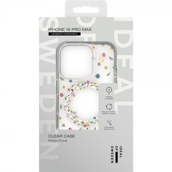 Ideal of Sweden iPhone 16 Pro Max Cover Clear Case MagSafe Petite Floral