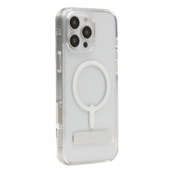 ZAGG iPhone 16 Pro Max Cover Crystal Palace Snap Kickstand Transparent
