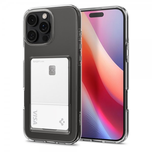 Spigen iPhone 16 Pro Max Cover Crystal Slot Crystal Clear