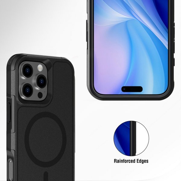 4smarts iPhone 16 Pro Max Cover Defend Case Ultimag Sort