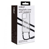 Celly iPhone 16 Pro Max Cover Freedom Necklace MagSafe Transparent