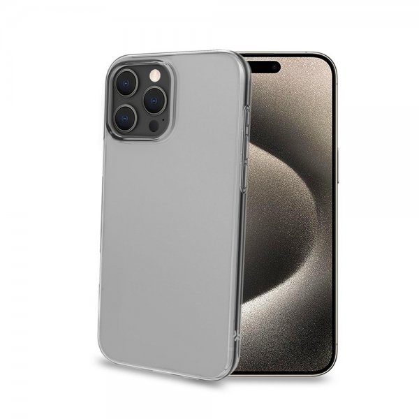Celly iPhone 16 Pro Max Cover GELSKIN Transparent