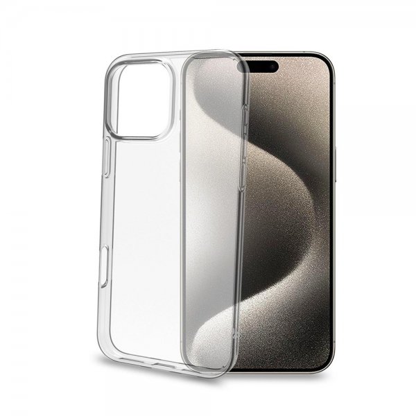 Celly iPhone 16 Pro Max Cover GELSKIN Transparent