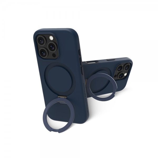 dbramante1928 iPhone 16 Pro Max Cover Iceland Ultra D3O MagSafe Kickstand Blå