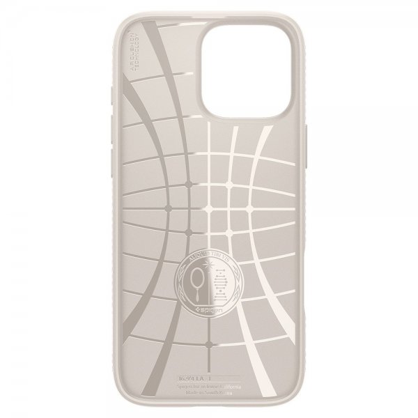 Spigen iPhone 16 Pro Max Cover Liquid Air Natural Titanium