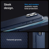 Spigen iPhone 16 Pro Max Cover Liquid Air Navy Blue