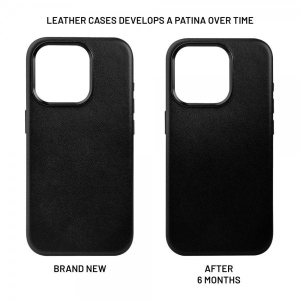 Fikseret iPhone 16 Pro Max Cover MagLeather Sort