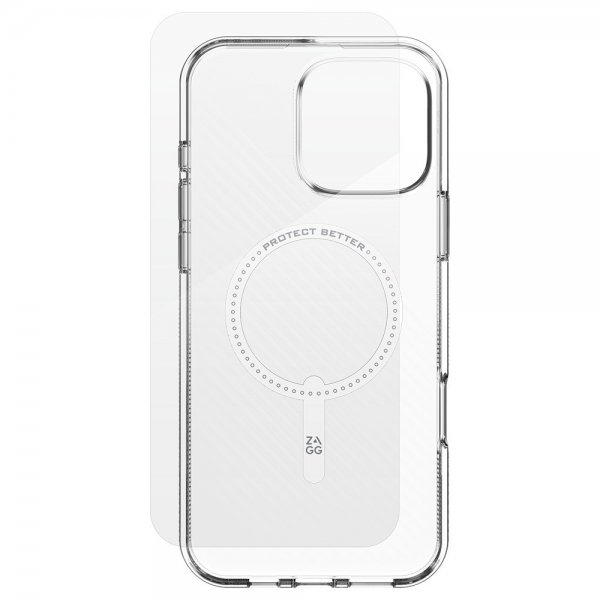ZAGG iPhone 16 Pro Max Cover med Skærmbeskyttelse Luxe Snap & Glass