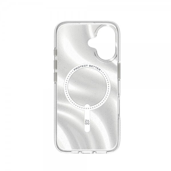 ZAGG iPhone 16 Pro Max Cover Milan Snap Swirl Glitter