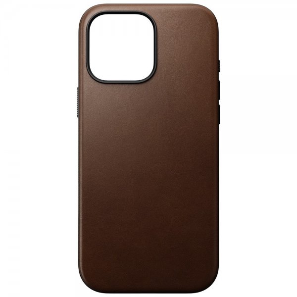 Nomad iPhone 16 Pro Max Cover Modern Leather Case Brun