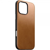 Nomad iPhone 16 Pro Max Cover Modern Leather Case English Tan