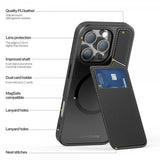 Dux Ducis iPhone 16 Pro Max Cover Rafi II Series MagSafe Sort