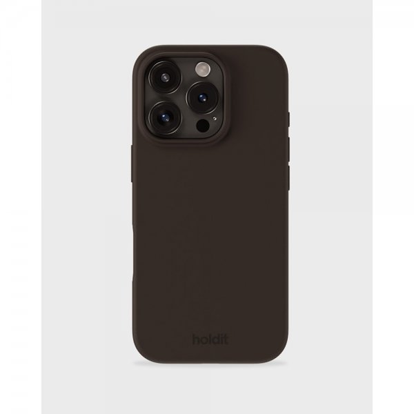 holdit iPhone 16 Pro Max Cover Silikone Chocolate