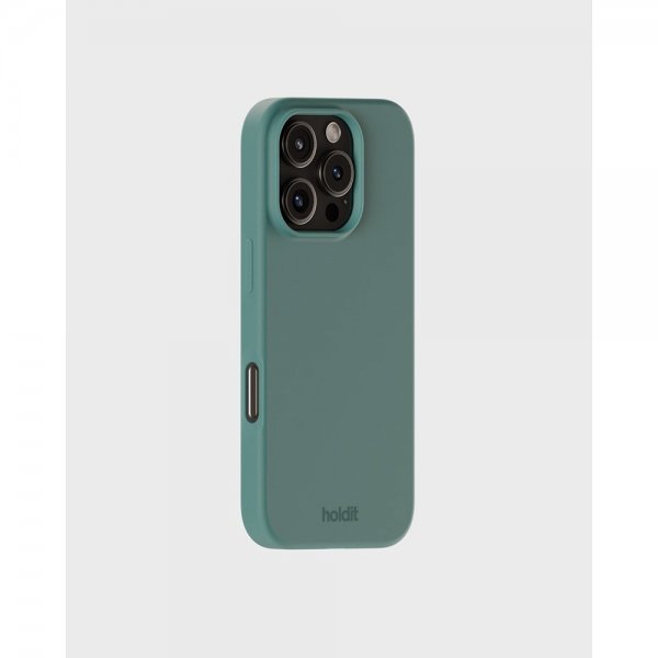 holdit iPhone 16 Pro Max Cover Silikone Moss Green