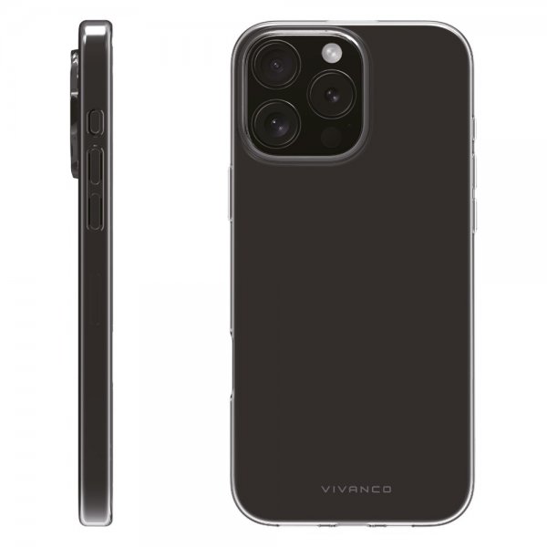 Vivanco iPhone 16 Pro Max Cover Super Slim Transparent