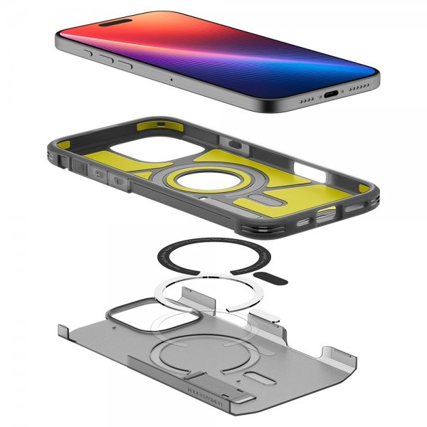Spigen iPhone 16 Pro Max Cover Tough Armor MagFit Frost Black