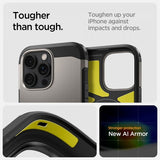 Spigen iPhone 16 Pro Max Cover Tough Armor MagFit Gunmetal