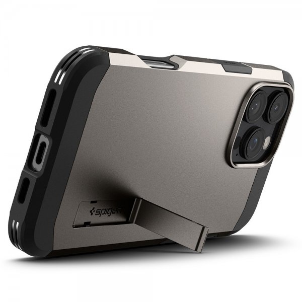 Spigen iPhone 16 Pro Max Cover Tough Armor MagFit Gunmetal