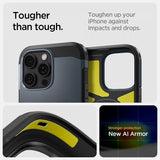 Spigen iPhone 16 Pro Max Cover Tough Armor MagFit Metal Slate