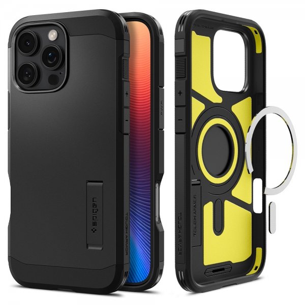 Spigen iPhone 16 Pro Max Cover Tough Armor MagFit Sort