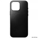 Nomad iPhone 16 Pro Max Cover Traditional Leather Case Horween Sort