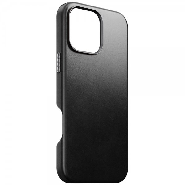 Nomad iPhone 16 Pro Max Cover Traditional Leather Case Horween Sort