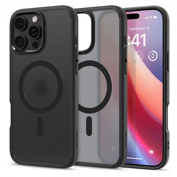 Spigen iPhone 16 Pro Max Cover Ultra Hybrid MagFit Frost Black