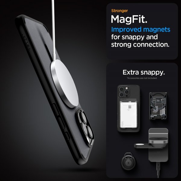 Spigen iPhone 16 Pro Max Cover Ultra Hybrid MagFit Frost Black