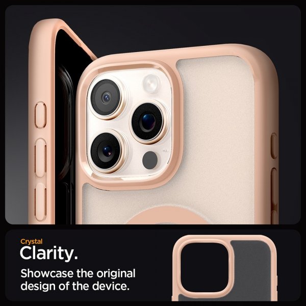 Spigen iPhone 16 Pro Max Cover Ultra Hybrid MagFit Frost Rose Titanium