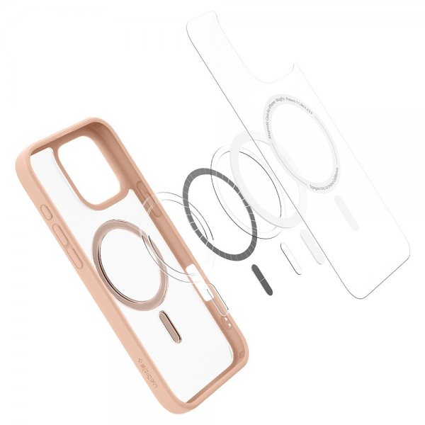 Spigen iPhone 16 Pro Max Cover Ultra Hybrid MagFit Frost Rose Titanium