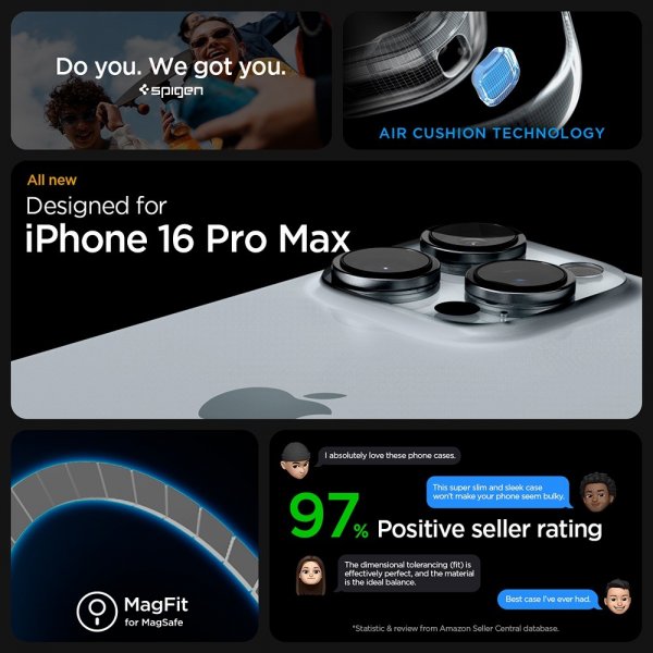 Spigen iPhone 16 Pro Max Cover Ultra Hybrid MagFit Graphite
