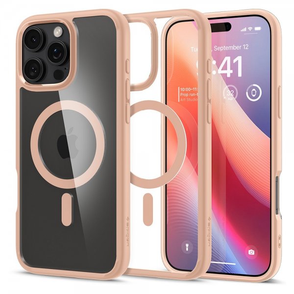 Spigen iPhone 16 Pro Max Cover Ultra Hybrid MagFit Rose Titanium