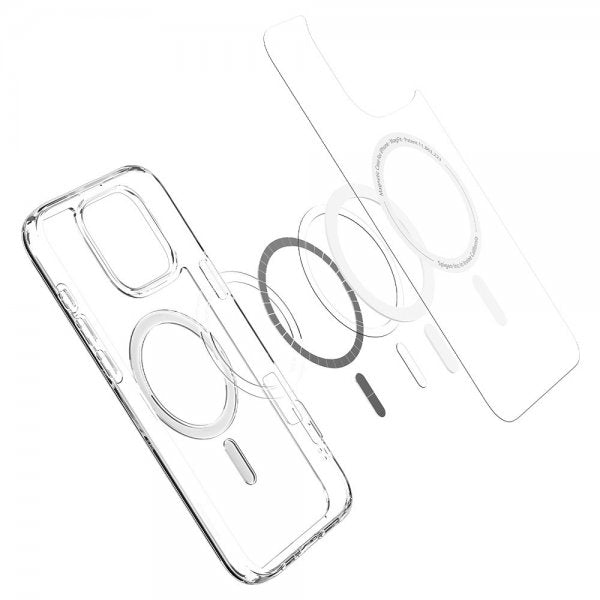 Spigen iPhone 16 Pro Max Cover Ultra Hybrid MagFit Hvid