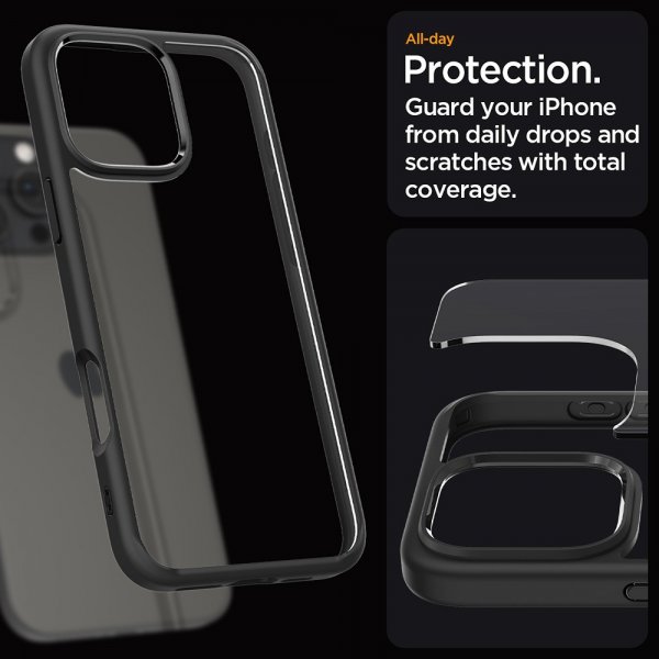 Spigen iPhone 16 Pro Max Cover Ultra Hybrid Mat Sort