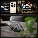 Spigen iPhone 16 Pro Max Cover Ultra Hybrid S MagFit Frost Gray