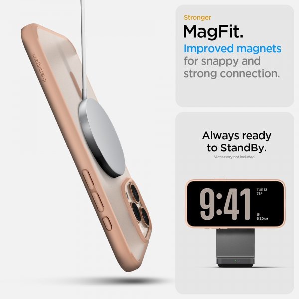 Spigen iPhone 16 Pro Max Cover Ultra Hybrid T MagFit Frost Rose Titanium