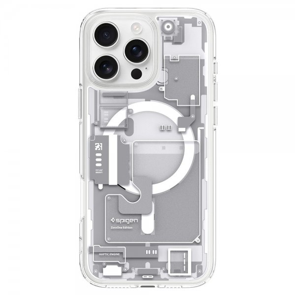 Spigen iPhone 16 Pro Max Cover Ultra Hybrid Zero One MagFit Hvid