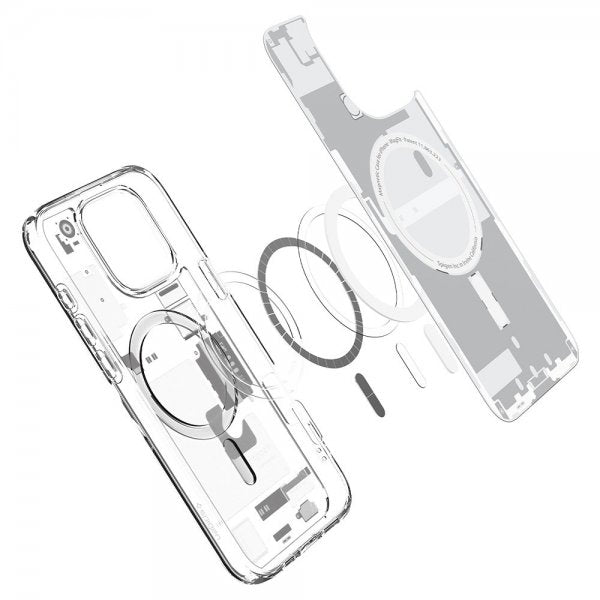 Spigen iPhone 16 Pro Max Cover Ultra Hybrid Zero One MagFit Hvid