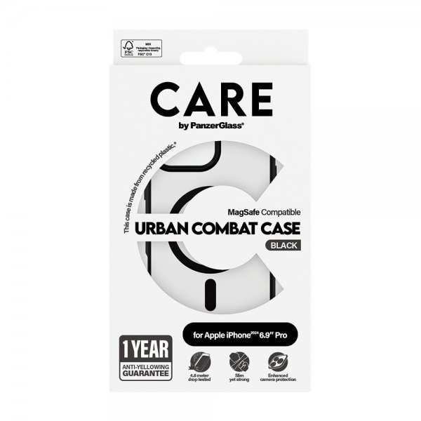 CARE by PanzerGlass iPhone 16 Pro Max Cover Urban Combat MagSafe Sort