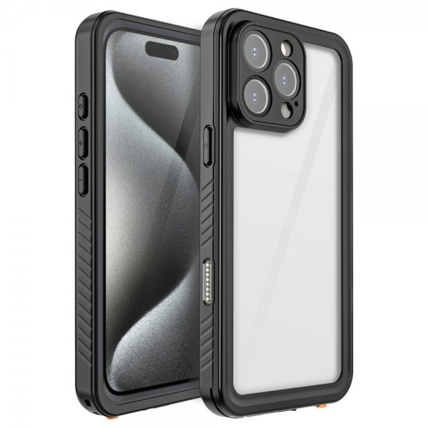 Redpepper iPhone 16 Pro Max Cover Vandtæt IP68 Sort