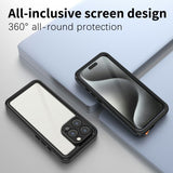 Redpepper iPhone 16 Pro Max Cover Vandtæt IP68 Sort